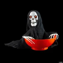 10.5" Animated Grim Reaper Halloween Candy Bowl 7 10.5" Animated Grim Reaper Halloween Candy Bowl -Halloween Decorations Shop 10 5 animated grim reaper halloween candy bowl14256728 a02