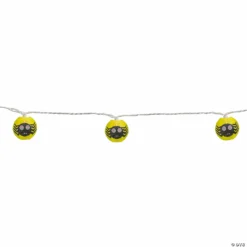 10-Count Yellow and Black Spider Paper Lantern Halloween Lights 8.5ft White Wire 6 10-Count Yellow and Black Spider Paper Lantern Halloween Lights 8.5ft White Wire -Halloween Decorations Shop 10 count yellow and black spider paper lantern halloween lights 8 5ft white wire14256858 a02