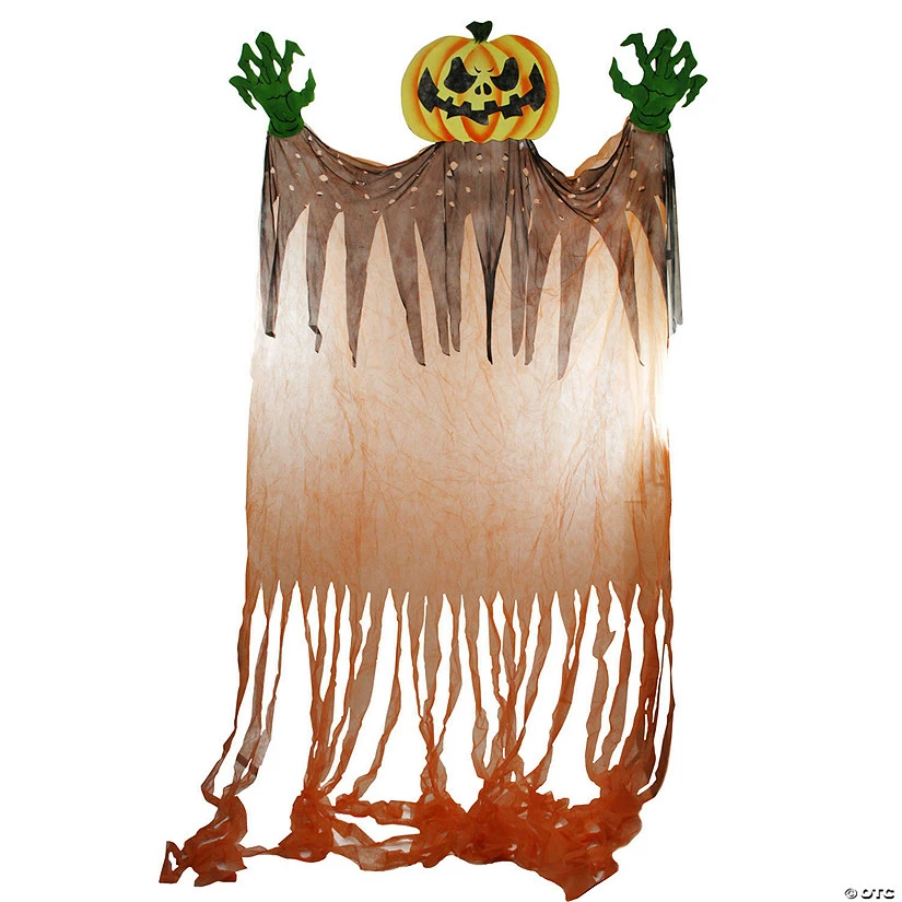 11' Scary Hanging Jack-O-Lantern Halloween Decoration 1 11' Scary Hanging Jack-O-Lantern Halloween Decoration