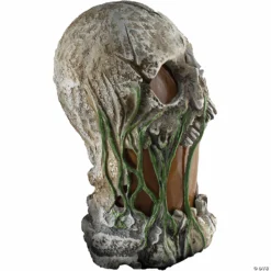 12" Flaming Rotted Skull Animated Prop 6 12" Flaming Rotted Skull Animated Prop -Halloween Decorations Shop 12 flaming rotted skull animated proptt60064 a02