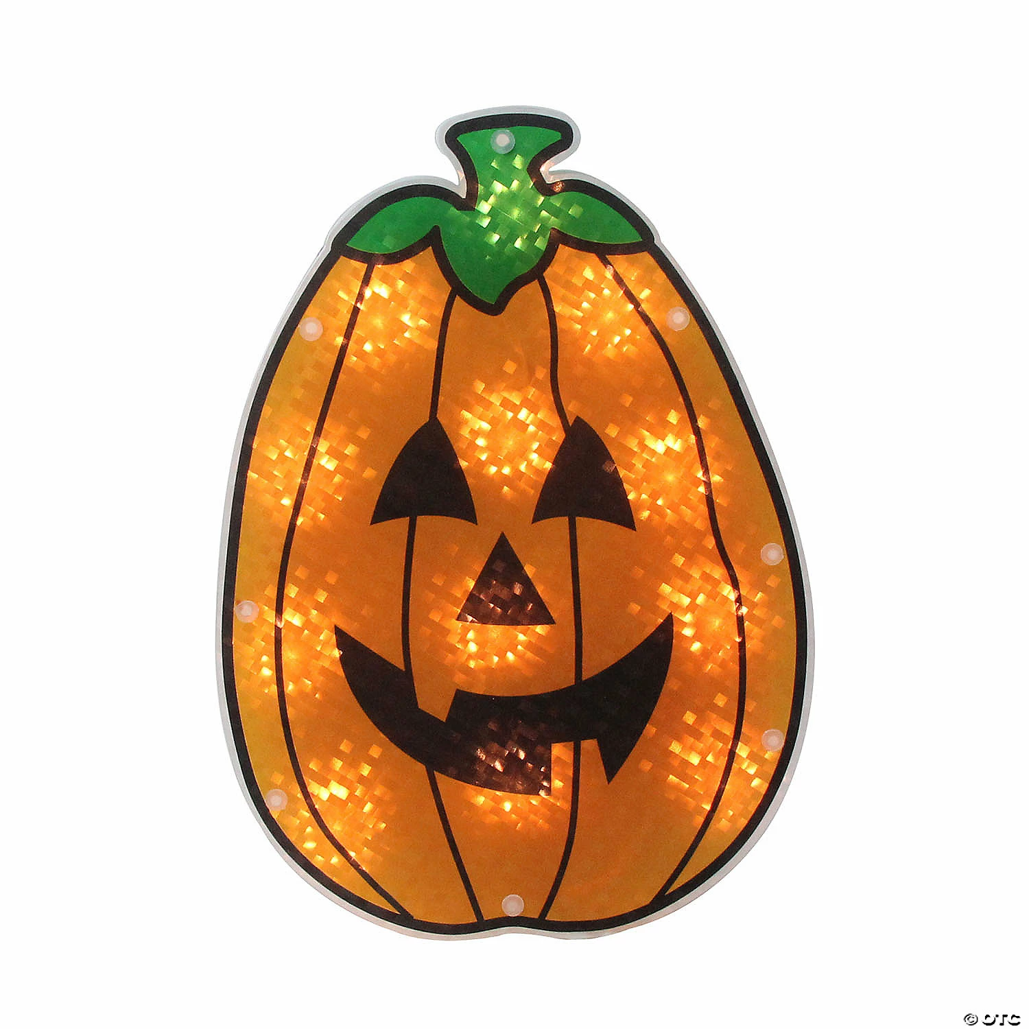 12" Lighted Jack-O-Lantern Halloween Window Silhouette 1 12" Lighted Jack-O-Lantern Halloween Window Silhouette