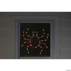 15" Lighted Spider Halloween Window Silhouette Decoration 7 15" Lighted Spider Halloween Window Silhouette Decoration -Halloween Decorations Shop 15 lighted spider halloween window silhouette decoration14256738 a03