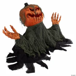 30" Black and Orange Animated Pumpkin Halloween Decoration 8 30" Black and Orange Animated Pumpkin Halloween Decoration -Halloween Decorations Shop 30 black and orange animated pumpkin halloween decoration14256843 a03