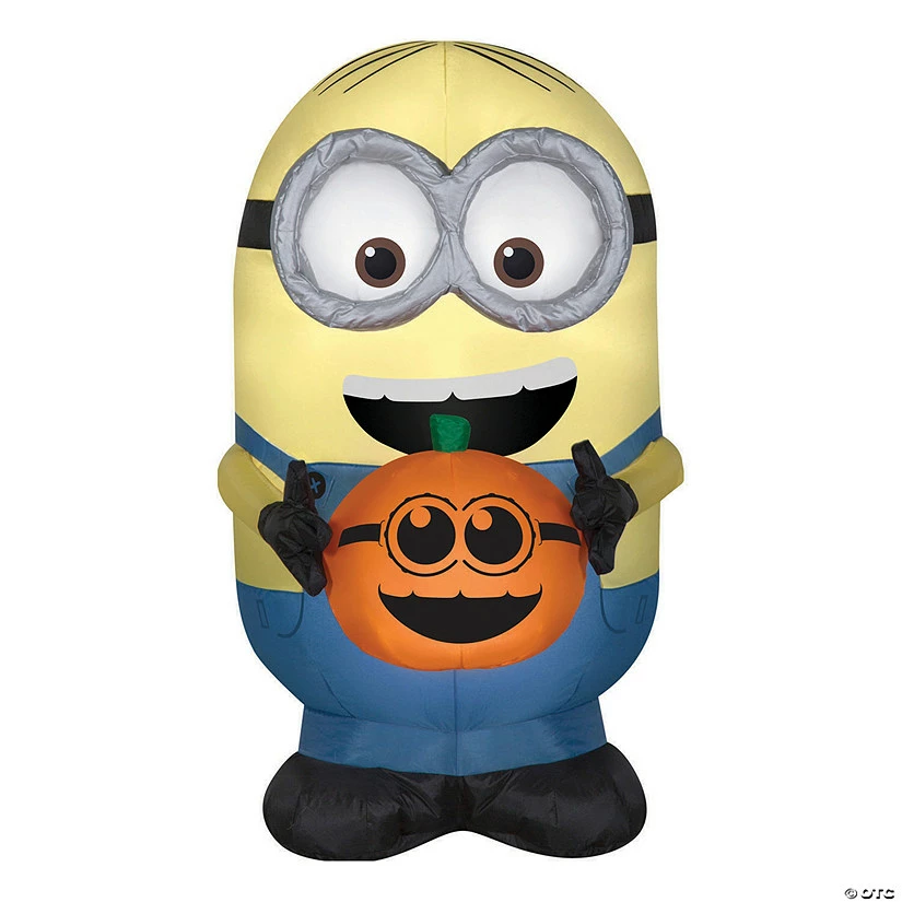 36" Inflatable Despicable Me Minion Dave Halloween Decoration 1 36" Inflatable Despicable Me Minion Dave Halloween Decoration