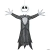 42" Blow Up Inflatable Jack Skellington on Tombstone