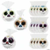 6 3/4" x 9 1/4" Day of the Dead Cellophane Bags - 12 Pc.