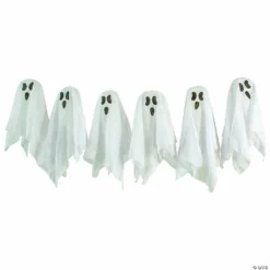 6-Piece Ghost Family Halloween Porch Display Decoration Set