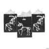 Animal Skeleton Trick-or-Treat Goody Bags - 50 Pc.