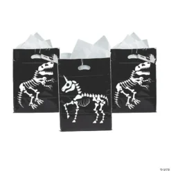 Animal Skeleton Trick-or-Treat Goody Bags - 50 Pc.