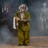 Animated Ghostly Butler Standing Halloween Decoration