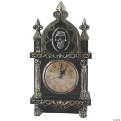 Animated Haunted Raven Clock Halloween Decoration