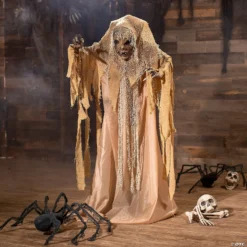 Animated Shaking Mummy Standing Halloween Decoration