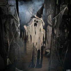 Animated Standing Witch Ghost Halloween Decoration
