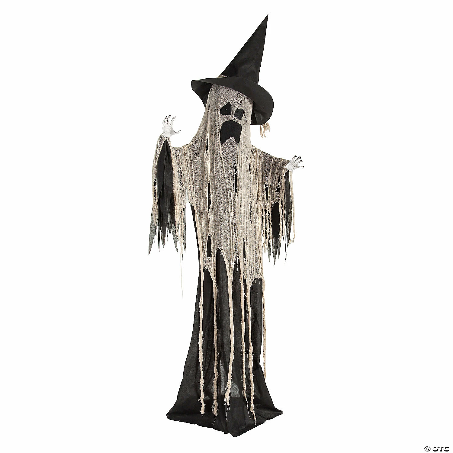 Animated Standing Witch Ghost Halloween Decoration 2 Animated Standing Witch Ghost Halloween Decoration - Image 2
