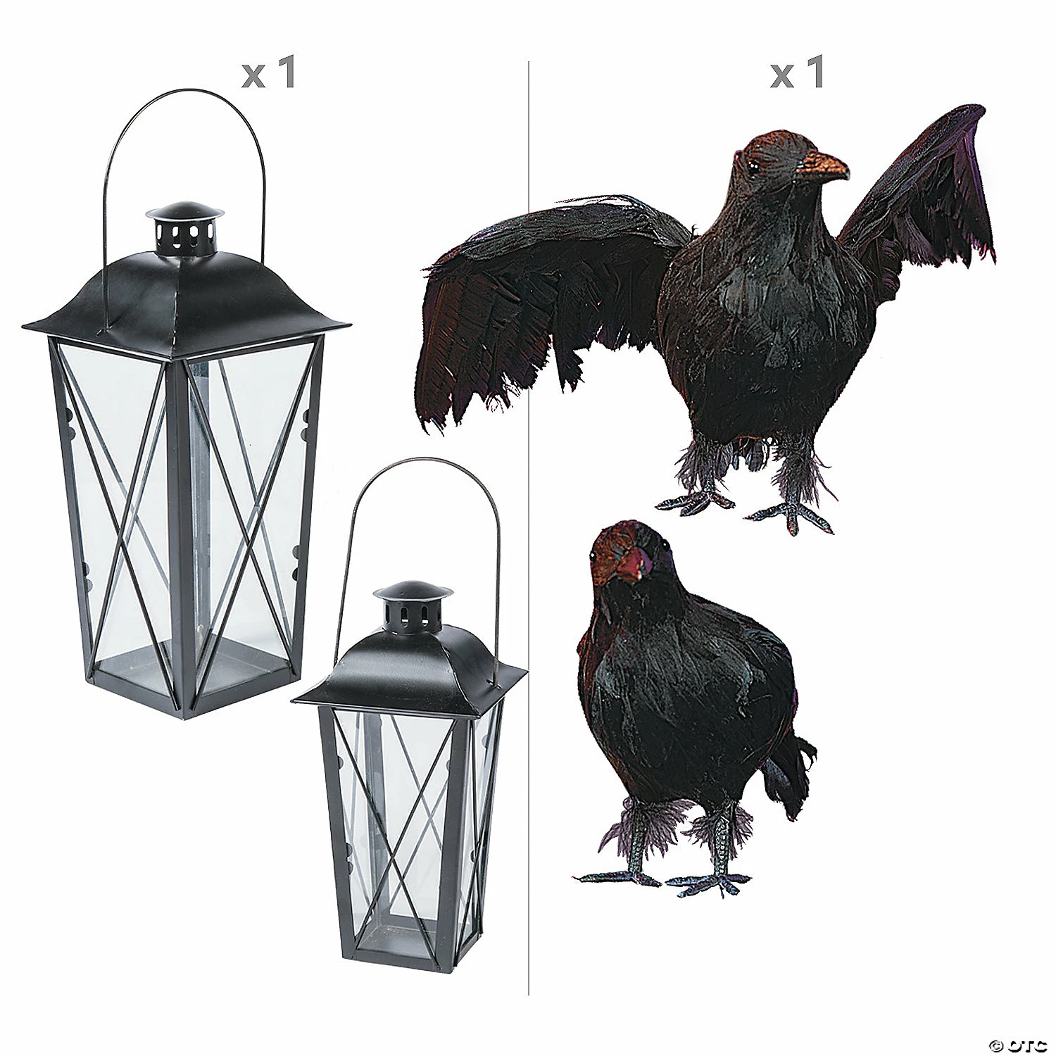 Black Lanterns & Crows Decorating Kit 2 Black Lanterns & Crows Decorating Kit - Image 2