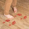 Bloody Footprints Halloween Floor Decals - 2 Pc.