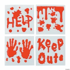 Bloody Gel Clings - 12 Pc.