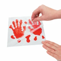 Bloody Gel Clings - 12 Pc. -Halloween Decorations Shop bloody gel clings 12 pc 13808036 a02