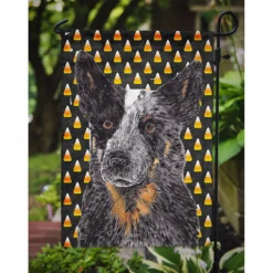 Caroline's Treasures, Halloween, Australian Cattle Dog Candy Corn Halloween Portrait Flag Garden Size, 11.25 x 15.5, Dogs -Halloween Decorations Shop carolines treasures halloween australian cattle dog candy corn halloween portrait flag garden size 11 25 x 15 5 dogs14147641 a02NOWA