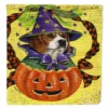 Caroline's Treasures, Halloween, Beagle Halloweenie Flag Canvas House Size, 28 x 40, Dogs