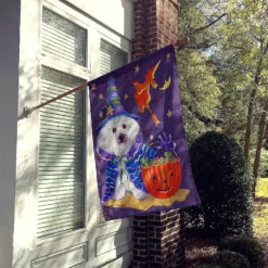 Caroline's Treasures, Halloween, Bichon Frise Boo Halloween Flag Canvas House Size, 28 x 40, Dogs -Halloween Decorations Shop carolines treasures halloween bichon frise boo halloween flag canvas house size 28 x 40 dogs14195494 a01NOWA