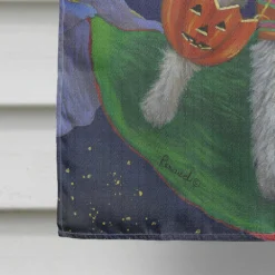 Caroline's Treasures, Halloween, Fox Terrier Halloween Trick or Treat Flag Canvas House Size, 28 x 40, Dogs -Halloween Decorations Shop carolines treasures halloween fox terrier halloween trick or treat flag canvas house size 28 x 40 dogs14195378 a03NOWA
