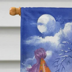 Caroline's Treasures, Halloween, Golden Retriever Halloween Flag Canvas House Size, 28 x 40, Dogs -Halloween Decorations Shop carolines treasures halloween golden retriever halloween flag canvas house size 28 x 40 dogs14195358 a02NOWA