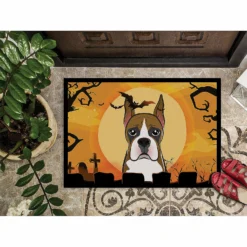 Caroline's Treasures, Halloween, Halloween Boxer Indoor or Outdoor Mat 24x36, 36 x 24, Dogs -Halloween Decorations Shop carolines treasures halloween halloween boxer indoor or outdoor mat 24x36 36 x 24 dogs14125586 a02NOWA