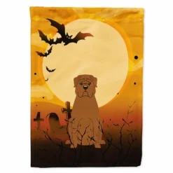 Caroline's Treasures, Halloween, Halloween Dogue de Bourdeaux Flag Garden Size, 11.25 x 15.5, Dogs