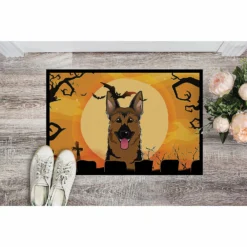 Caroline's Treasures, Halloween, Halloween German Shepherd Indoor or Outdoor Mat 24x36, 36 x 24, Dogs -Halloween Decorations Shop carolines treasures halloween halloween german shepherd indoor or outdoor mat 24x36 36 x 24 dogs14125453 a01NOWA