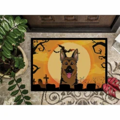 Caroline's Treasures, Halloween, Halloween German Shepherd Indoor or Outdoor Mat 24x36, 36 x 24, Dogs -Halloween Decorations Shop carolines treasures halloween halloween german shepherd indoor or outdoor mat 24x36 36 x 24 dogs14125453 a02NOWA