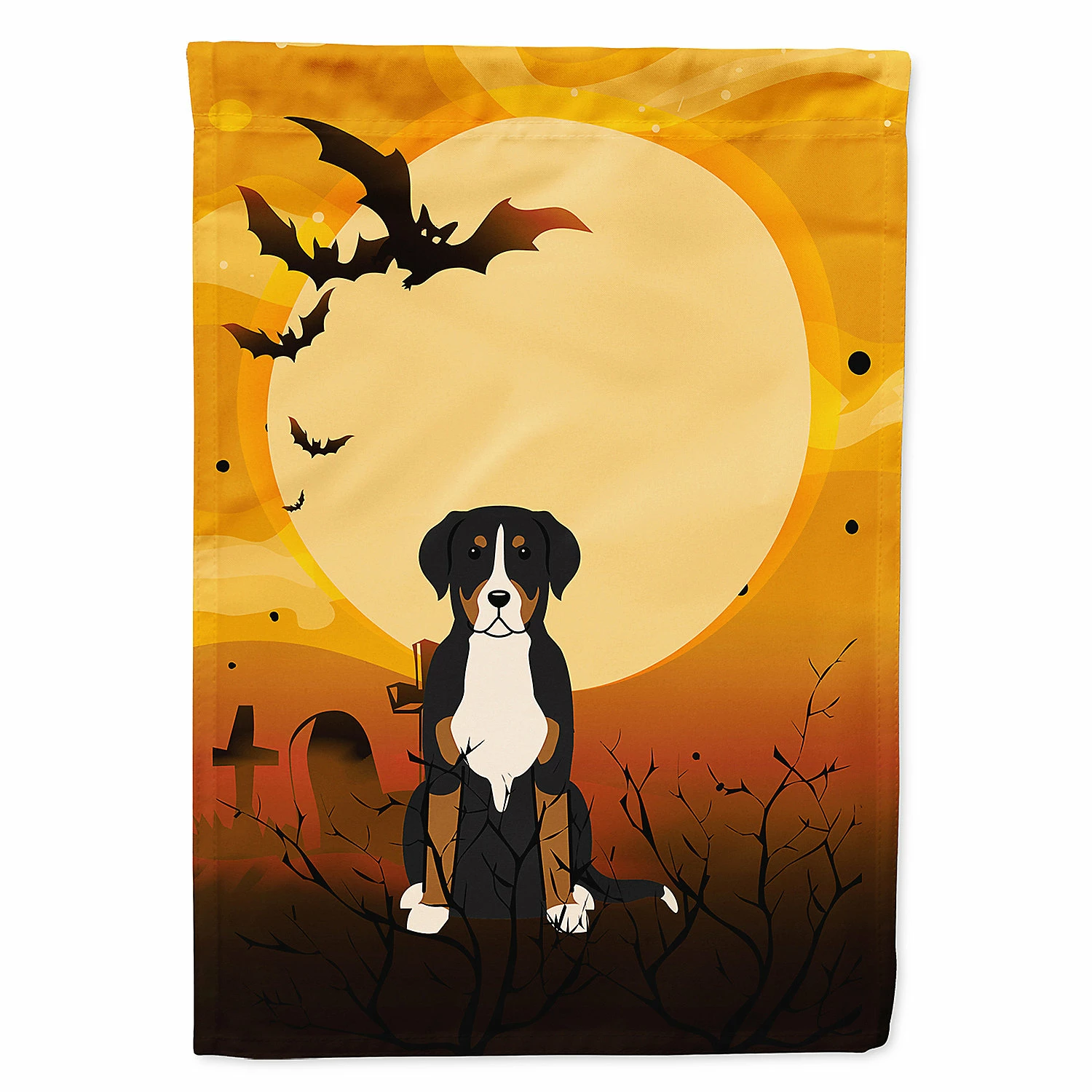 Caroline's Treasures, Halloween, Halloween Greater Swiss Mountain Dog Flag Garden Size, 11.25 x 15.5, Dogs 1 Caroline's Treasures, Halloween, Halloween Greater Swiss Mountain Dog Flag Garden Size, 11.25 x 15.5, Dogs