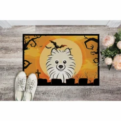 Caroline's Treasures, Halloween, Halloween Pomeranian Indoor or Outdoor Mat 24x36, 36 x 24, Dogs -Halloween Decorations Shop carolines treasures halloween halloween pomeranian indoor or outdoor mat 24x36 36 x 24 dogs14125448 a01NOWA