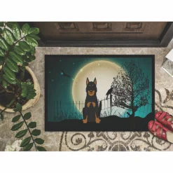 Caroline's Treasures, Halloween, Halloween Scary Beauce Shepherd Dog Indoor or Outdoor Mat 24x36, 36 x 24, Dogs -Halloween Decorations Shop carolines treasures halloween halloween scary beauce shepherd dog indoor or outdoor mat 24x36 36 x 24 dogs14138542 a02NOWA