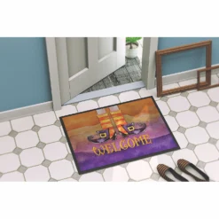 Caroline's Treasures, Halloween, Halloween Welcome Witches Feet Indoor or Outdoor Mat 24x36, 36 x 24, Seasonal -Halloween Decorations Shop carolines treasures halloween halloween welcome witches feet indoor or outdoor mat 24x36 36 x 24 seasonal14138022 a03NOWA