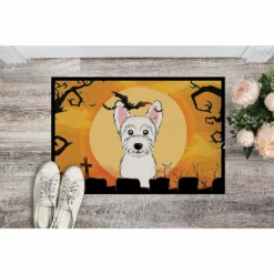 Caroline's Treasures, Halloween, Halloween Westie Indoor or Outdoor Mat 24x36, 36 x 24, Dogs -Halloween Decorations Shop carolines treasures halloween halloween westie indoor or outdoor mat 24x36 36 x 24 dogs14125568 a01NOWA