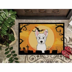 Caroline's Treasures, Halloween, Halloween Westie Indoor or Outdoor Mat 24x36, 36 x 24, Dogs -Halloween Decorations Shop carolines treasures halloween halloween westie indoor or outdoor mat 24x36 36 x 24 dogs14125568 a02NOWA