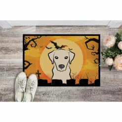 Caroline's Treasures, Halloween, Halloween Yellow Labrador Indoor or Outdoor Mat 24x36, 36 x 24, Dogs -Halloween Decorations Shop carolines treasures halloween halloween yellow labrador indoor or outdoor mat 24x36 36 x 24 dogs14125602 a01NOWA