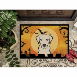 Caroline's Treasures, Halloween, Halloween Yellow Labrador Indoor or Outdoor Mat 24x36, 36 x 24, Dogs -Halloween Decorations Shop carolines treasures halloween halloween yellow labrador indoor or outdoor mat 24x36 36 x 24 dogs14125602 a02NOWA