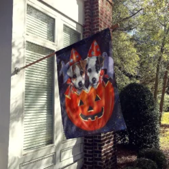 Caroline's Treasures, Halloween, Jack Russell Terrier Halloween Flag Canvas House Size, 28 x 40, Dogs -Halloween Decorations Shop carolines treasures halloween jack russell terrier halloween flag canvas house size 28 x 40 dogs14195435 a01NOWA