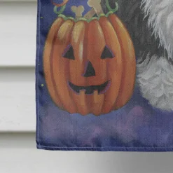 Caroline's Treasures, Halloween, Old English Sheepdog Halloween Flag Canvas House Size, 28 x 40, Dogs -Halloween Decorations Shop carolines treasures halloween old english sheepdog halloween flag canvas house size 28 x 40 dogs14195513 a03NOWA