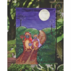 Caroline's Treasures, Halloween, Trick or Treat Halloween Pug Flag Garden Size, 11.25 x 15.5, Dogs -Halloween Decorations Shop carolines treasures halloween trick or treat halloween pug flag garden size 11 25 x 15 5 dogs14142220 a02NOWA