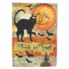 Caroline's Treasures, Halloween, Trick or Treat Moon Halloween Flag Canvas House Size, 28 x 40, Seasonal