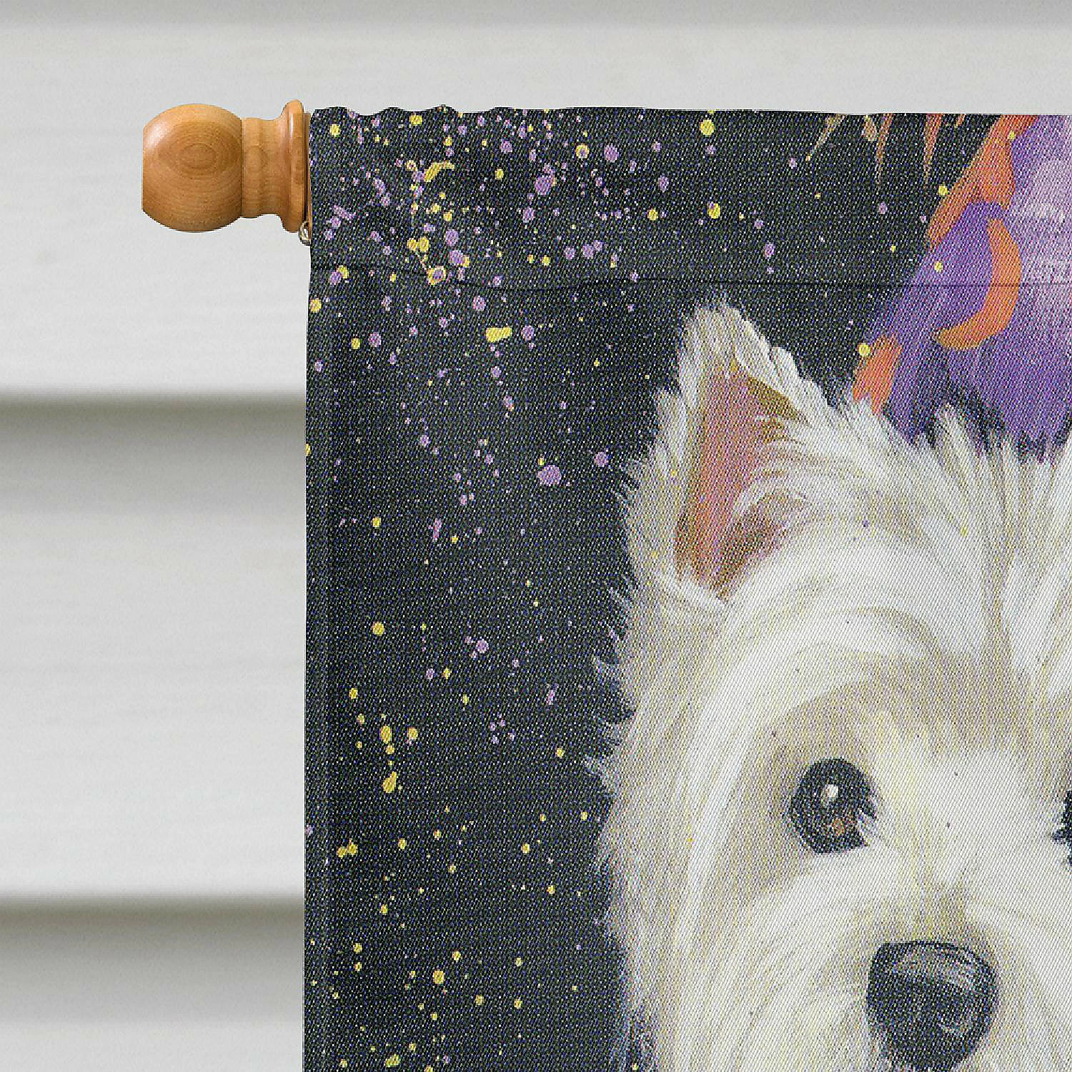 Caroline's Treasures, Halloween, Westie Halloween Pumpkin Ride Flag Canvas House Size, 28 x 40, Dogs 3 Caroline's Treasures, Halloween, Westie Halloween Pumpkin Ride Flag Canvas House Size, 28 x 40, Dogs - Image 3