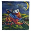 Caroline's Treasures, Halloween, Westie Halloween Witch Flag Canvas House Size, 28 x 40, Dogs