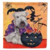 Caroline's Treasures, Halloween, Wheaten Terrier Halloween Flag Canvas House Size, 28 x 40, Dogs