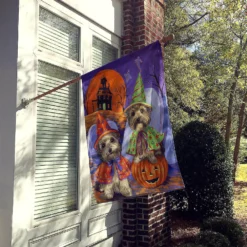 Caroline's Treasures, Halloween, Yorkie Halloween Haunted House Flag Canvas House Size, 28 x 40, Dogs -Halloween Decorations Shop carolines treasures halloween yorkie halloween haunted house flag canvas house size 28 x 40 dogs14195318 a01NOWA