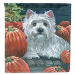 Caroline's Treasures Westie Pumpkins Flag Canvas House Size, 28 x 40, Dogs