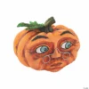 Character Pumpkin with Glasses Halloween Decoration