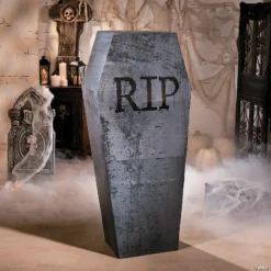 Coffin Cardboard Stand-Up Halloween Decoration
